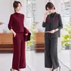 Looks Outono/Inverno 2026 para Mães, Meia-Idade e Idosos, Rejuvenescedor, Slim Fit, Elegante, Emagrecedor Conjunto de Três Peças, Peça Versátil Plus Size