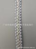 En stock al por mayor hilo dorado y plateado tejido a crochet ola estilo Chanel cinta encaje abrigo sombrero zapatos bolsa accesorios de ropa
