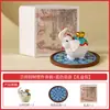 Portaincienso Auspicioso Atractor de Riqueza del Fabricante, Base Quemador de Incienso para Ceremonia del Té, Soporte de Incienso Decorativo Pequeño para el Hogar Interior, Adorno Creativo para el Té