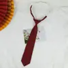 Corbata Sencilla de Color Sólido Estilo Japonés para Mujeres y Hombres, Uniforme Escolar de Pareja, Uniforme de Licenciatura Estilo Universitario