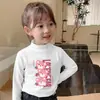 Y2011# Camiseta de Manga Larga para Niños Hombres y Mujeres Polar Casual de Manga Larga Ropa para Niños Nueva Camiseta Informal Joker de Primavera y Otoño