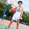 Conjunto de Uniforme de Basquete Infantil para Meninos e Meninas, Fantasias de Palco para Apresentações de Alunos do Jardim de Infância e Ensino Fundamental, Personalizável