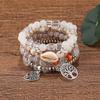 Bohemio Nuevo Estilo Árbol de la Vida Corazón Cuentas Multicapa Conjunto de Pulseras Combinación Indio Vintage Pulsera DIY para Mujeres
