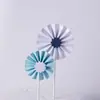 Decoración de Pastel de Cumpleaños Infantil Flor de Papel Mini Festiva Tarjeta de Girasol Fiesta de Horneado Mesa de Postres Celebridad de Internet