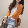 Manga Lanterna Primavera Feminina Xale Casaco Gelo Seda Exterior Vestir Estilo Coreano Solto Protetor Solar Roupas Ar-condicionado Camisa Malha Fina Cardigan