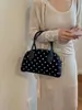 Bolso de axila para mujer, nueva colección de verano 2026, diseño de nicho, exquisito estampado de lunares, bolso de hombro, adecuado para ir al trabajo, bolso de mano tipo concha