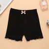 Pantalones de seguridad de verano para niñas, leggings antiluz para niños, pantalones de tres piezas de modal con orejas de mariposa, pantalones cortos para bebé