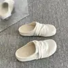 Mules fechadas populares estilo Birkenstock retrô para mulheres, novos sapatos casuais slip-on preguiçosos de outono de 2026 para mulheres