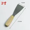¡Guau, raspador de limpieza de grado industrial para el hogar hecho a medida con mango de madera, espátula para raspar superficies de paredes, herramienta para aplicar masilla