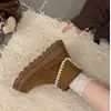 Botines de suela gruesa estilo Birkenstock para mujer, nuevos botines de moda casual Maillard vintage de otoño 2026, zapatos de caña alta para mujer