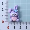 Oso de Dibujos Animados Sosteniendo Flores, Cachorro, Conejo, Estilo Infantil DIY Pegamento de Crema Funda de Teléfono Casera, Accesorios para Pasadores de Pelo, Accesorios de Resina