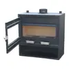 Chimenea de leña simple nueva de 1 m para calefacción interior del hogar en invierno, estufa de leña, chimenea de fuego real