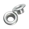 Ojal de aire de aluminio borde redondo ojal metálico de aluminio ojal para zapatos abrigo chaqueta de plumas ojal ojal de zapato fabricantes al por mayor en stock ojal de aire