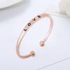 Pulsera Caliente Abierta Transfronteriza Moda Vintage Hoja Alas Lazo Pulsera Personalidad Temperamento Pulsera Geométrica