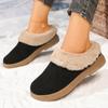 Sapatos Femininos, Sapatos Birkenstock de Veludo, Sapatos Femininos Slip-On de Pele de Cordeiro, Novos Botas de Neve Quentes Antiderrapantes de Inverno, Gorro de Algodão