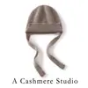 Gorro de cachemira 100% puro para mujer, moderno y sencillo, cálido para otoño e invierno, nuevo diseño de color liso con cordón, estilo trenzado y gorro de punto que cubre las orejas