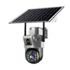 Cámara de Vigilancia Binocular Solar V380 Impermeable Wifi/4G