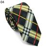 Moda Casual Británica Coreana 5CM Moderna Hombres y Mujeres Estudiantes Corbata Delgada Estrecha Estampado de Cuadros Lunares Rayas