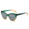 Nuevas Gafas de Sol Ojo de Gato Transfronterizas Retro Europeas y Americanas de Montura Grande Versátiles Simples Estilo Ins Gafas de Sol de Moda para Mujeres