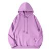 Primavera e Outono 260g Pequeno terry Solto Crewneck Hoodie Ombro Suéter de Algodão Masculino e Feminino Mesmo Manga Comprida DIY Impressão