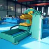 Máquina desbobinadora para materiales en rollo de 2-6 mm de espesor, máquina aplanadora y cortadora longitudinal con línea de producción de corte por láser