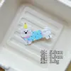 Nuevo Pasador Acrílico para Cachorro West Highland Dulce y Lindo para Niña, Clip para Flequillo, Clip Lateral, Pasador de Pelo de Dibujos Animados, Accesorios para el Cabello