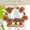 Brinquedos para Papagaios, Brinquedos para Pássaros, Espigas de Milho Frutas Bolas de Rattan, Balanços de Madeira Pinha, Brinquedos para Afiar o Bico e Mastigar, Atacado Transfronteiriço
