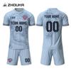 Uniforme de Fútbol Transfronterizo Traje Personalizado para Niños Verano Deportes al Aire Libre Fútbol Manga Corta Secado Rápido Transpirable Jersey de Fútbol