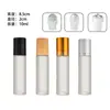 Frasco de Vidro com Rolo de Aço e Vidro de Três Cabeças para Cosméticos, Perfume e Óleo Essencial, Marrom, à Prova de Luz, Pronto para Venda