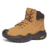Botas de Caminhada ao Ar Livre Transfronteiriças Tamanho Grande Masculinas Quatro Estações Solado Grosso Antiderrapante Resistente ao Desgaste Casual Treinamento Montanhismo Roupa de Trabalho Calçados Esportivos