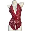 Amor como lingerie sexy sexy tentação renda perspectiva oca sling abrir arquivo sem decolagem terno de uma peça 5611