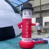 Estrela inflável de dança no ar, balanço dançante, onda, desenho animado, publicidade, celebração, guia, figura de palhaço do Deus da Riqueza, modelo de ar