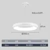 Nueva Luz de Techo LED Moderna Minimalista de Moda Estilo Nórdico Espectro Completo Protección Ocular Luz Colgante Redonda para Sala de Estar, Comedor y Barra de Bar