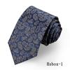 Nueva Corbata de Cuello de Anacardo para Hombre, Moda Profesional de Negocios de Alto Nivel, Flores Rotas, Negro Múltiple, Corbata de Nudo a Mano de 8cm, Corbata Shengzhou