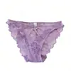 Puro Deseo Lencería de Encaje de Lujo Ligero para Mujer Sexy de Gama Alta de Cadera Baja Transpirable Bragas Triángulo Huecas para Mujer Shantou Puro Deseo