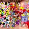 Acrílico de color pequeño cacahuete color sólido alta permeabilidad esmerilado con cuentas DIY accesorios para joyería cuentas de arroz material para colgante de pulsera