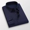 Camisa Multicolor Transfronteriza para Hombre Sin Planchar Talla Grande Transpirable Casual de Negocios Estilo Coreano Camisa de Pulgada Ropa de Negocios Camisa de Hombre Manga Larga