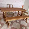 Mesa de Chá, Mesa de Escritório, Mesa de Computador, Mesa de Conferência, Mesa de Escritório, Mesa de Caligrafia, Mesa Grande de Placa, Mesa de Jantar em Madeira Maciça Mobien de Madeira de Ulmeiro Velha