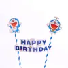 Pastel de Cumpleaños Decoraciones para Pastel Lindo Gato Tinker Doraemon Juego de 6 Piezas Decoraciones para Pastel