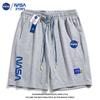 Pantalones Cortos Americanos NASA para Hombre Moda de Verano Marca ins Pantalones de Playa Rectos Pantalones Casuales Versátiles Pantalones Deportivos de Baloncesto
