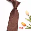 Gravata Listrada Lyle para Homem Vestido de Negócios 8cm Jacquard Poliéster Gravata em estoque Fabricantes de Gravatas Casuais para Trabalho