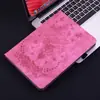 Capa de Couro para Lenovo Tab P11 Estampa Borboleta Rosa Capa Protetora para Lenovo Tab M7/Y700