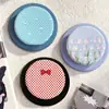 Superventas transfronterizo soporte magnético con airbag en forma de corazón con estampado de lunares de dibujos animados, soporte magnético para teléfono retráctil y plegable