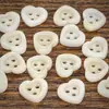 Botones de Fruta Pura Natural en Forma de Corazón para Camisas, Cárdigans, Ropa Infantil, Decoraciones Hechas a Mano para Manualidades, Botones de Forma Irregular