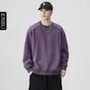 Sudadera con Parches de Marca de Moda Estilo Americano Enpu para Hombre, Nueva de Primavera y Otoño, Suelta Casual con Cuello Redondo para Niños