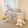 Un par de fundas de almohada de terciopelo de leche engrosadas para otoño e invierno, adecuadas para uso doméstico; fundas de almohada de forro polar de coral, almohadillas para adultos y fundas de almohada (se vende individualmente)
