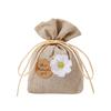 Bolsita de tela Gardenia, bolsita para armario de hogar, bolsita de aromaterapia para coche, fragancia duradera y eliminación de olores.
