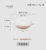 Tigela dupla com tampa de cerâmica para sopa atacado prato pequeno para culinária japonesa e coreana tigela de kimchi tigela de arroz para bebê