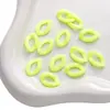 Hebilla de Cadena Abierta Colorida Acrílica DIY Hebilla Transparente de Color Sólido Accesorios para Pulseras Collares Joyería Hechos a Mano DIY