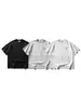 Camiseta de Manga Corta Bordada con Parches Hip-Hop Patchwork Disfrazada Calle Nanxia Marca de Moda para Hombre Holgada Casual Versátil para Parejas